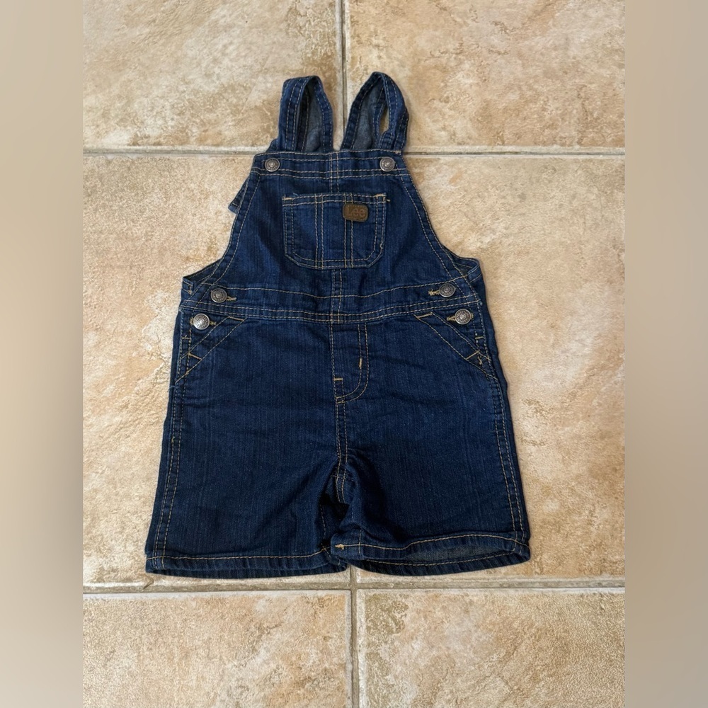 Lee 24 Months Baby Denim Shortalls Overalls